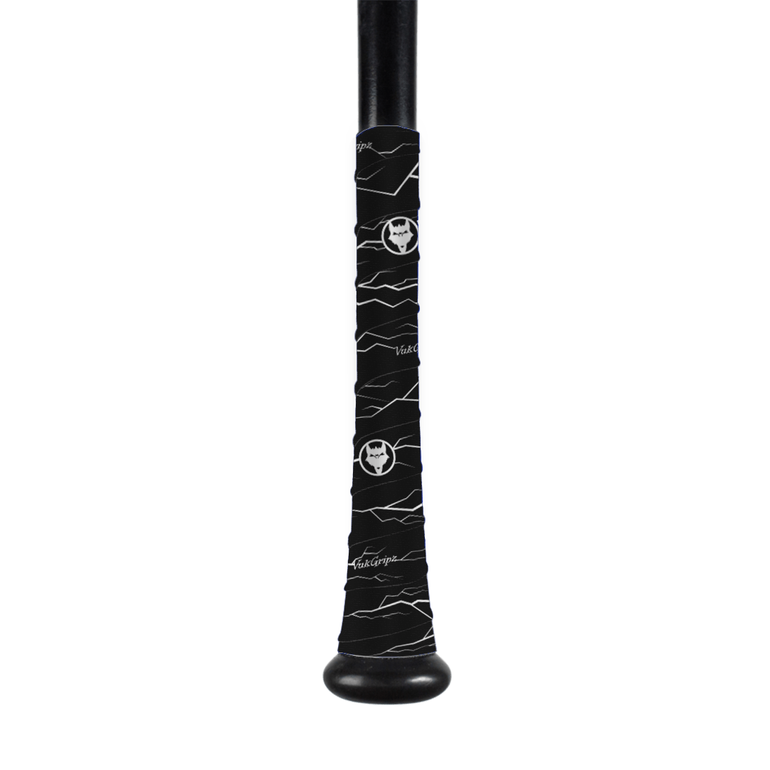 Pulse Black with White Bat Grip Tape - Maximum Velocity Sports