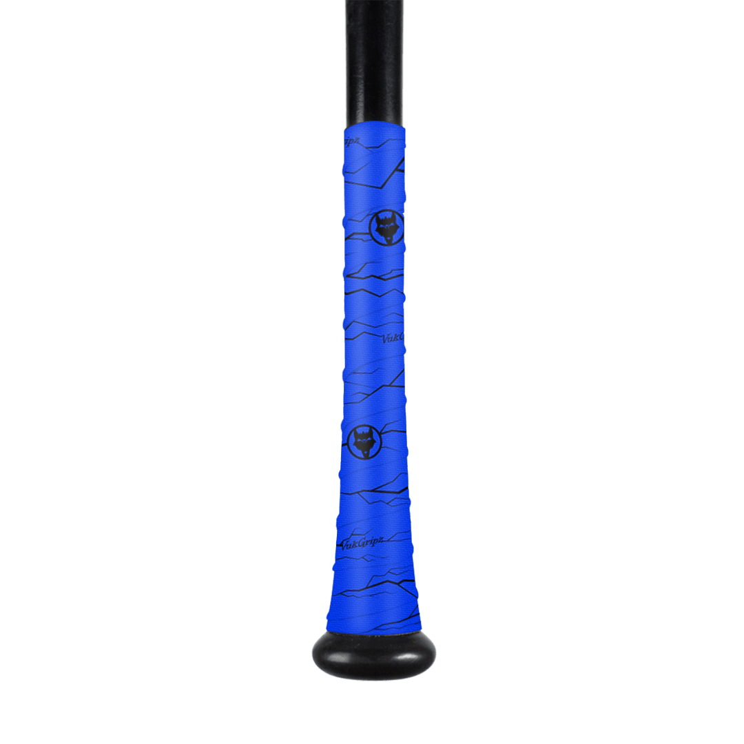 Pulse Blue Bat Grip Tape with Black - Maximum Velocity Sports