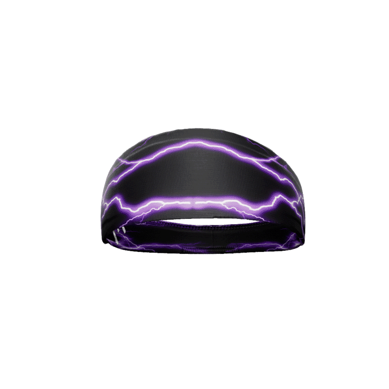 Purple Lightning Headband - Maximum Velocity Sports
