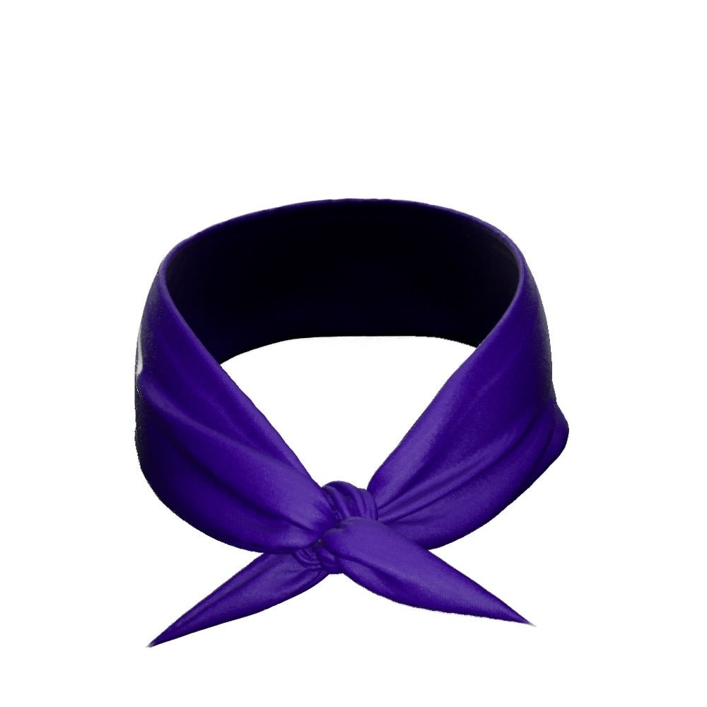 Purple Tie Headband - Maximum Velocity Sports