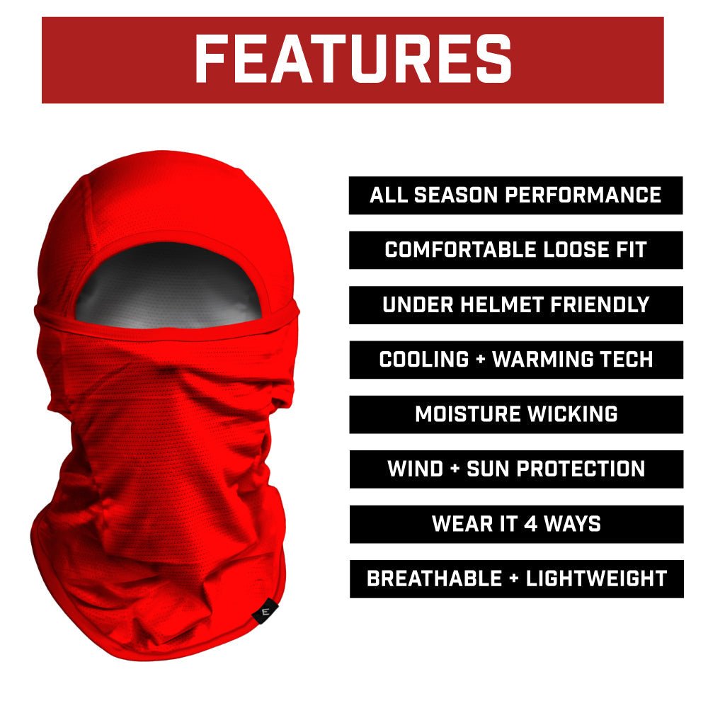 Red Balaclava Mask (Shiesty) - Maximum Velocity Sports