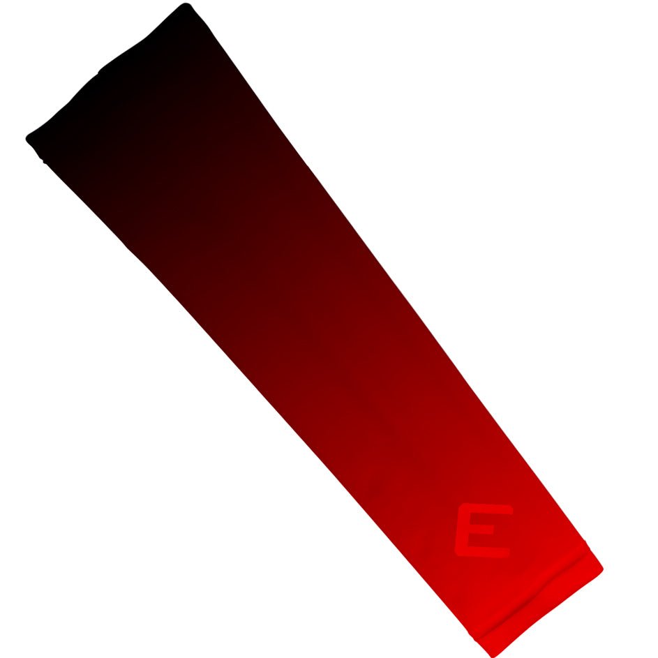 Red Faded Arm Sleeve - Maximum Velocity Sports