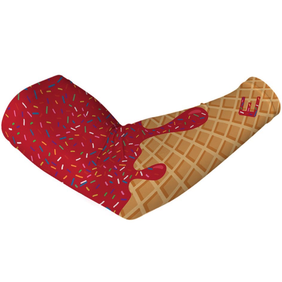 Red Ice Cream Arm Sleeve - Maximum Velocity Sports