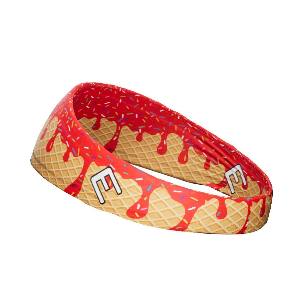 Red Ice Cream Headband - Maximum Velocity Sports
