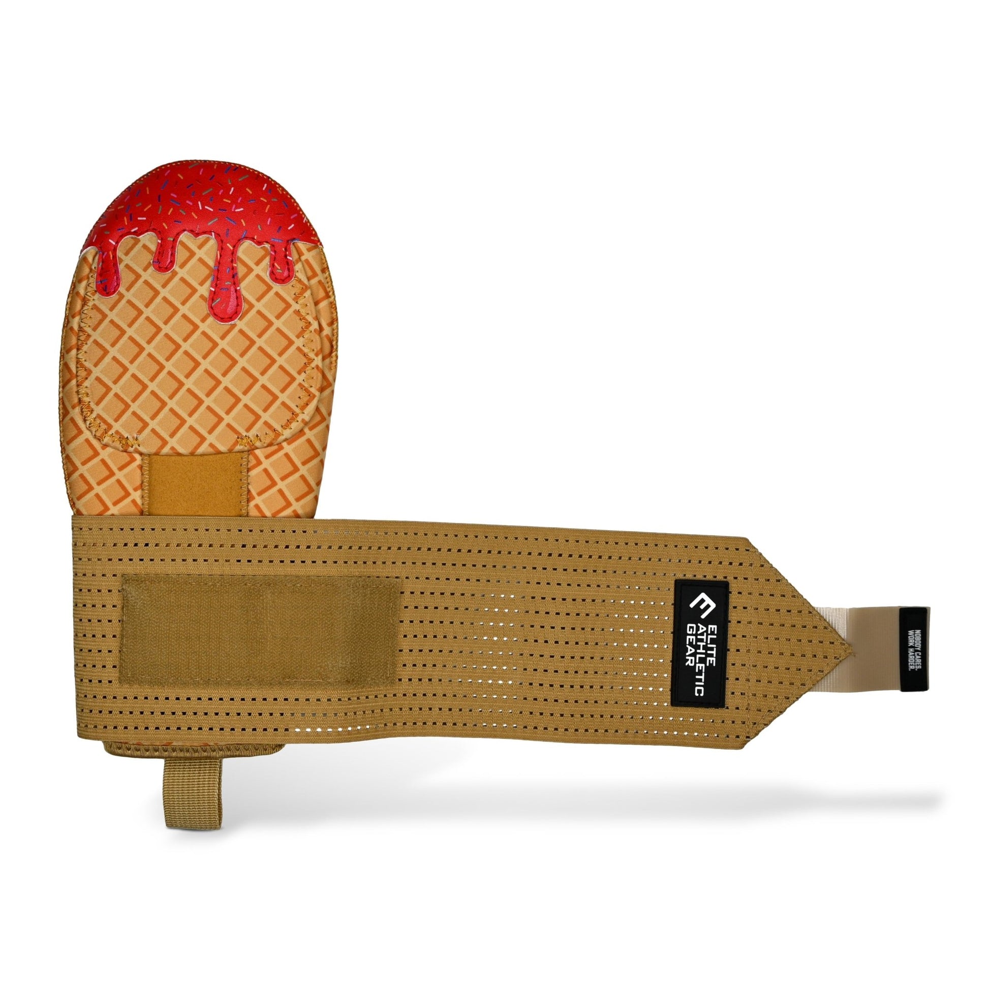 Red Ice Cream Sliding Mitt - Maximum Velocity Sports