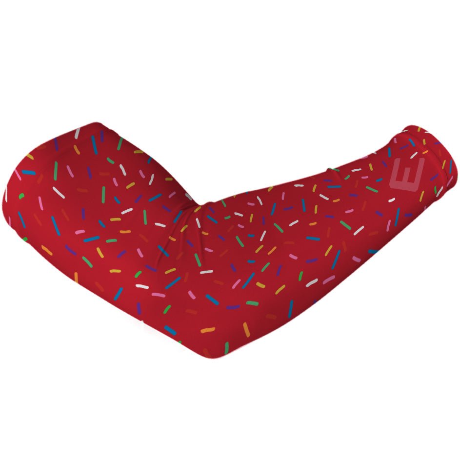 Red Sprinkles Arm Sleeve - Maximum Velocity Sports