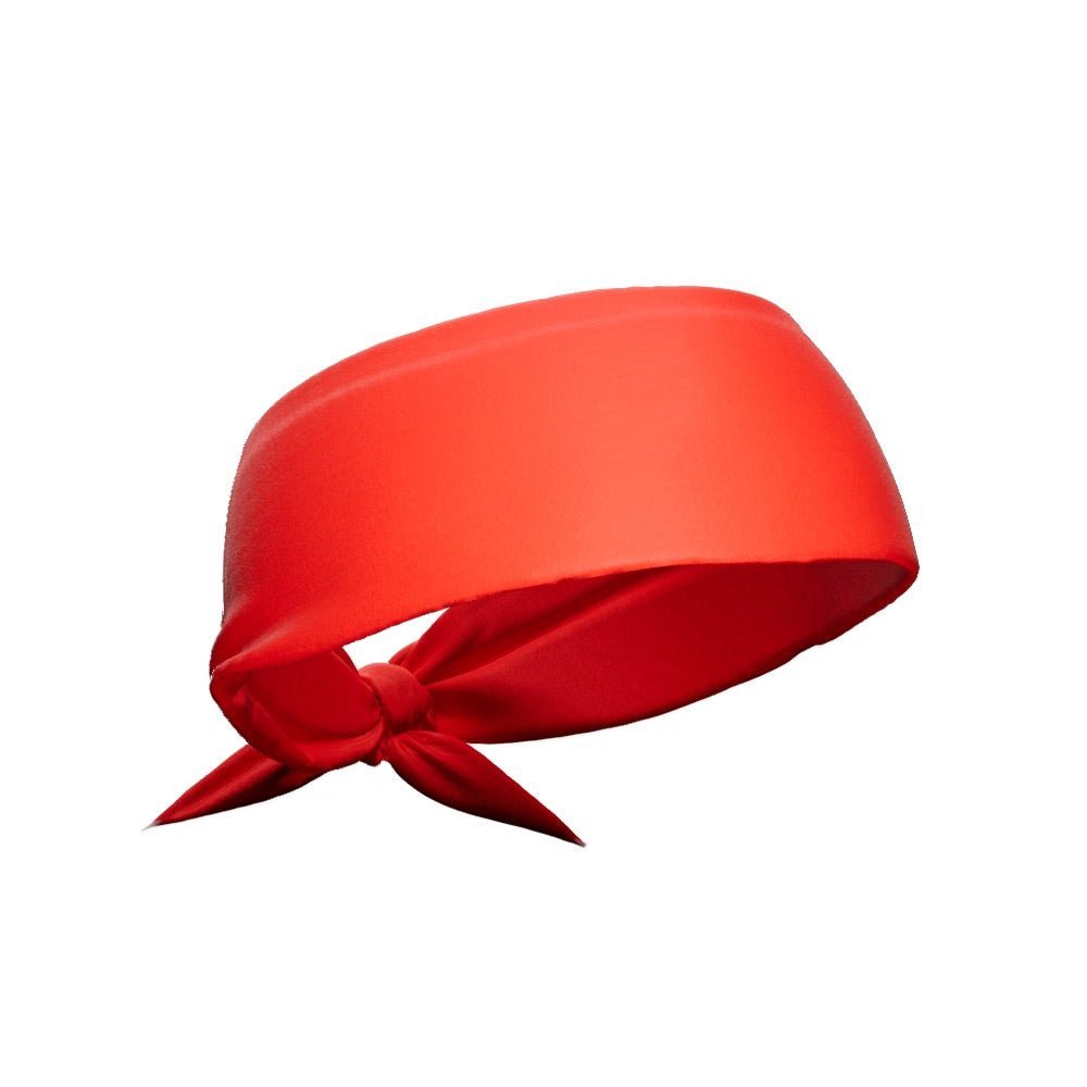 Red Tie Headband - Maximum Velocity Sports