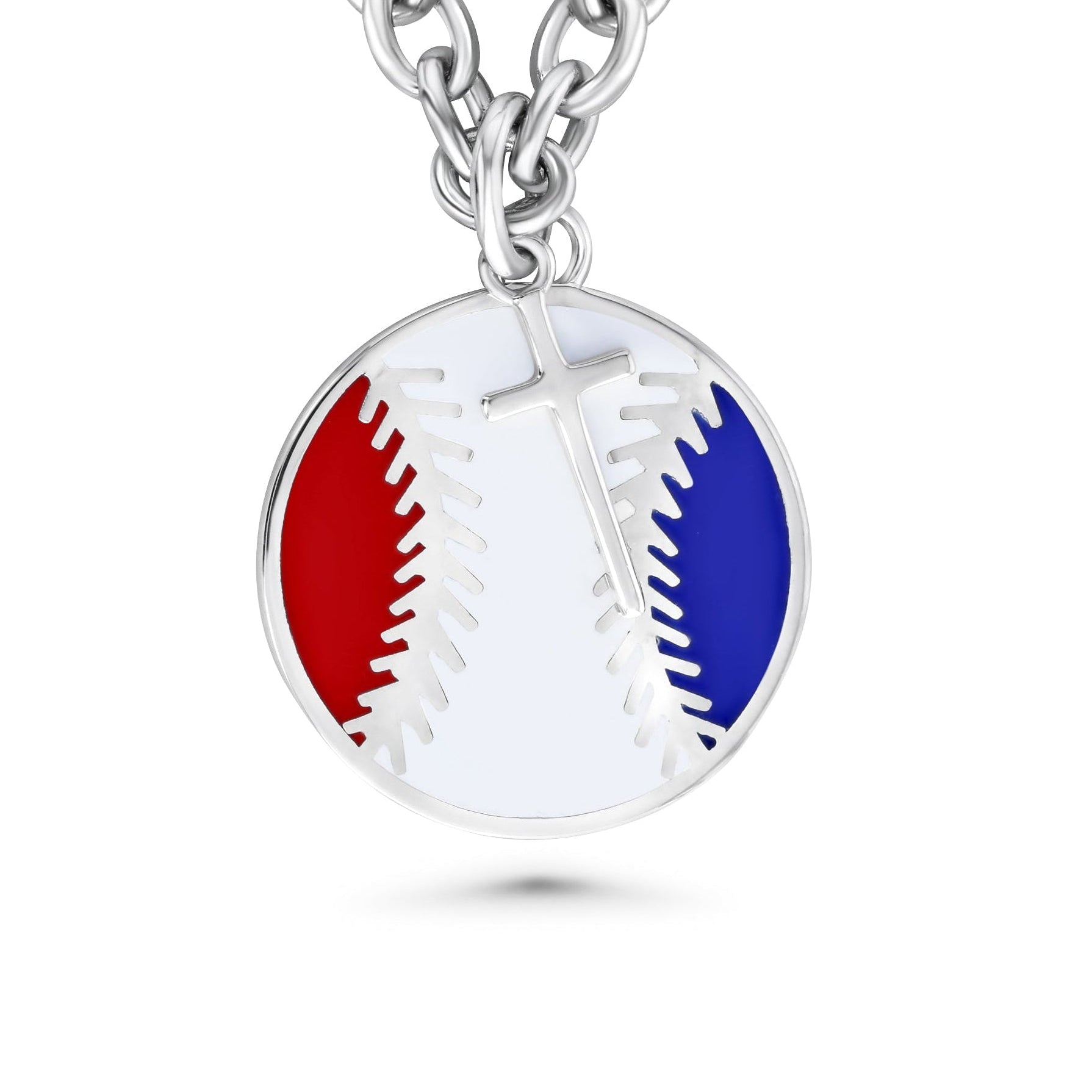 Baseball Dangle Cross Necklace - Maximum Velocity Sports