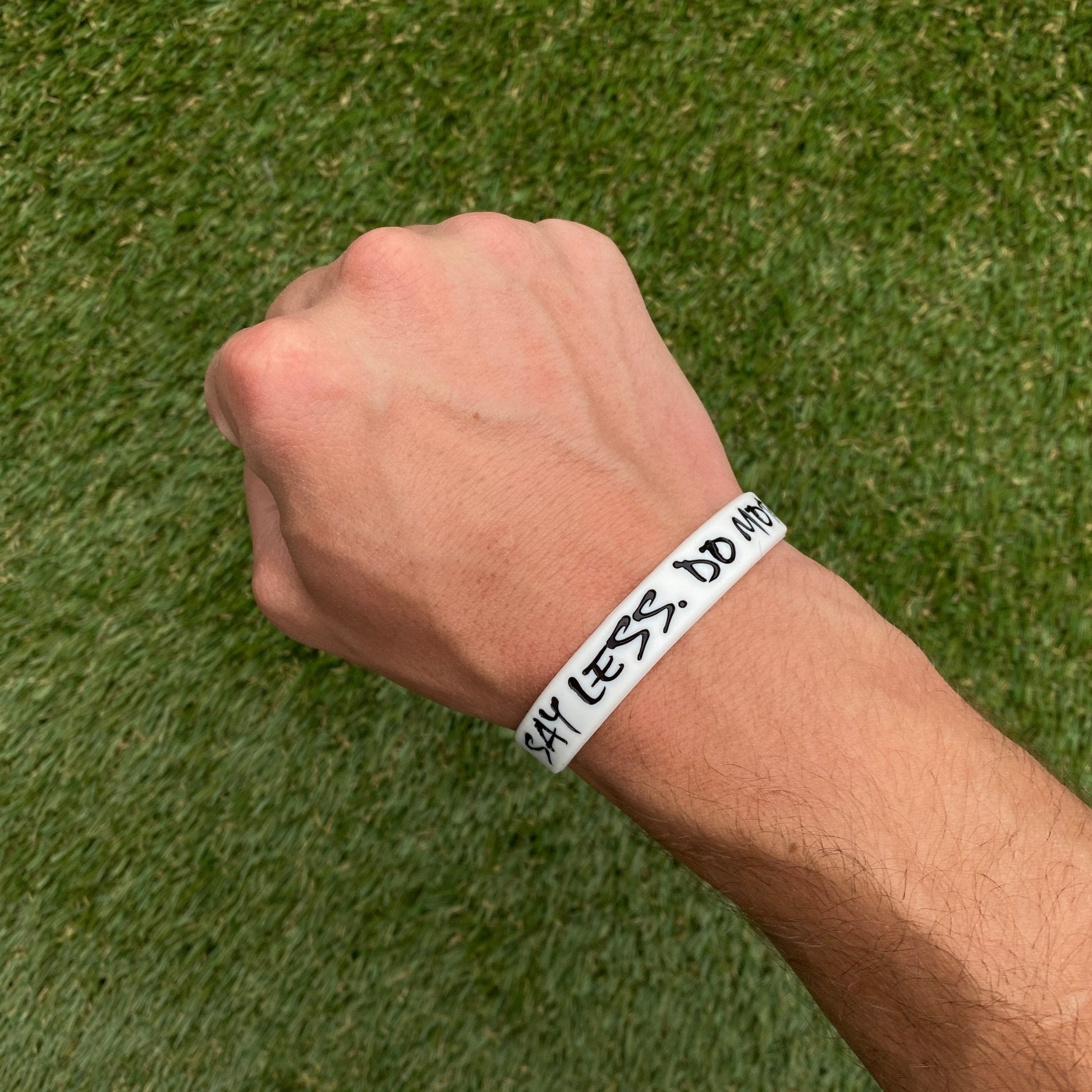 SAY LESS. DO MORE. Wristband - Maximum Velocity Sports