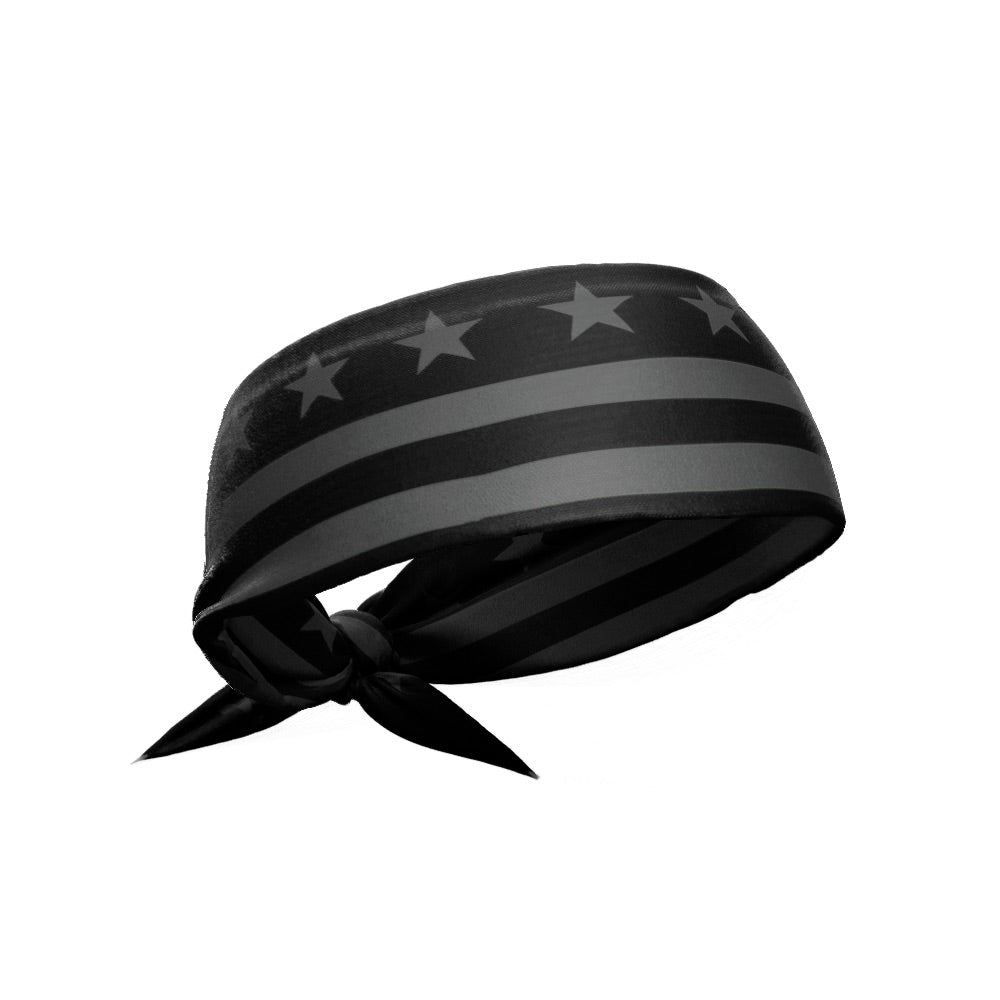 Shadow Stars & Stripes Tie Headband - Maximum Velocity Sports