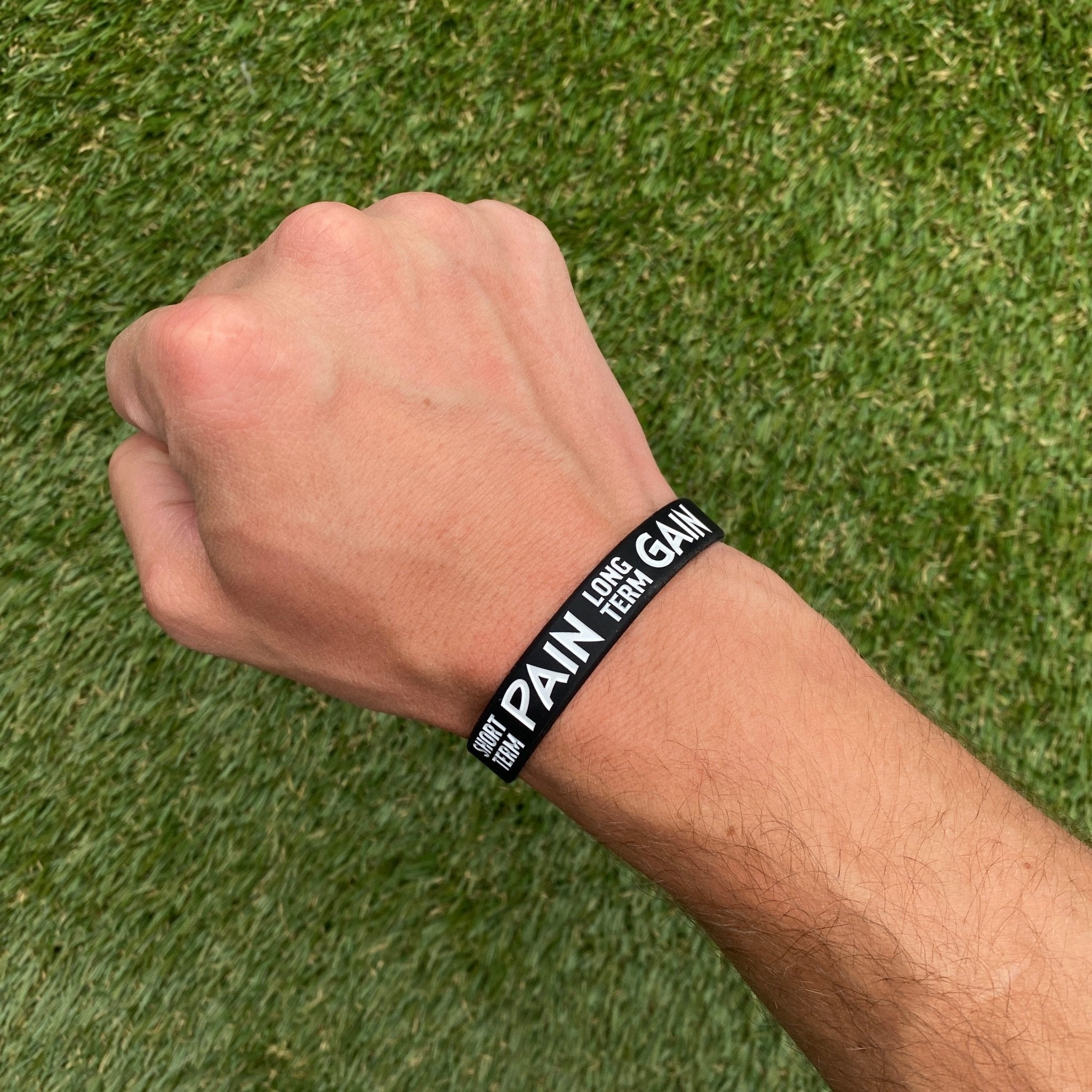 SHORT TERM PAIN LONG TERM GAIN Wristband - Maximum Velocity Sports