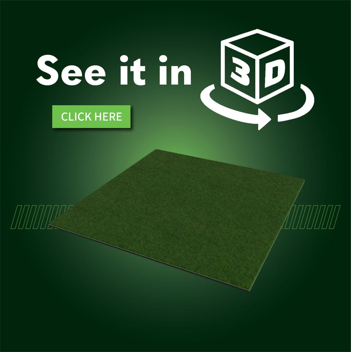 SIGPRO 3D 5'x5' Golf Mat - Maximum Velocity Sports