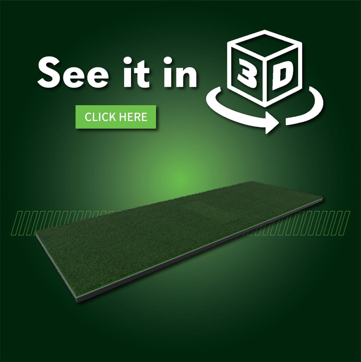SIGPRO Softy 4' x 10' Golf Mat - Maximum Velocity Sports