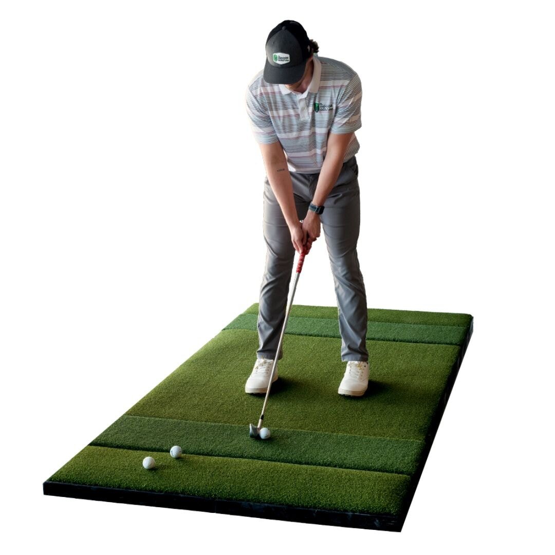 SIGPRO Super Softy 4' x 8'4" Double Sided Golf Mat - Maximum Velocity Sports