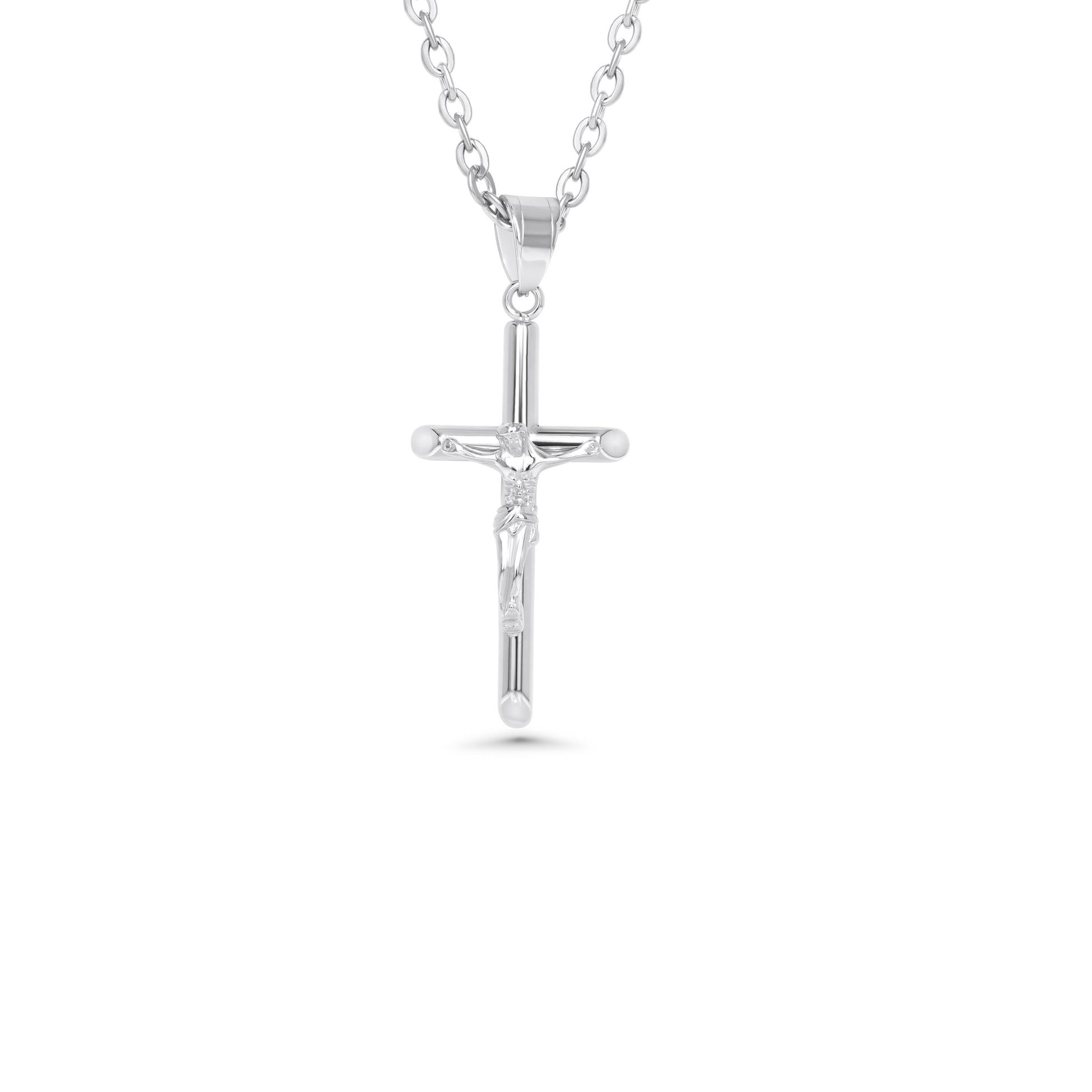 Stainless Steel Crucifix Necklace - Maximum Velocity Sports