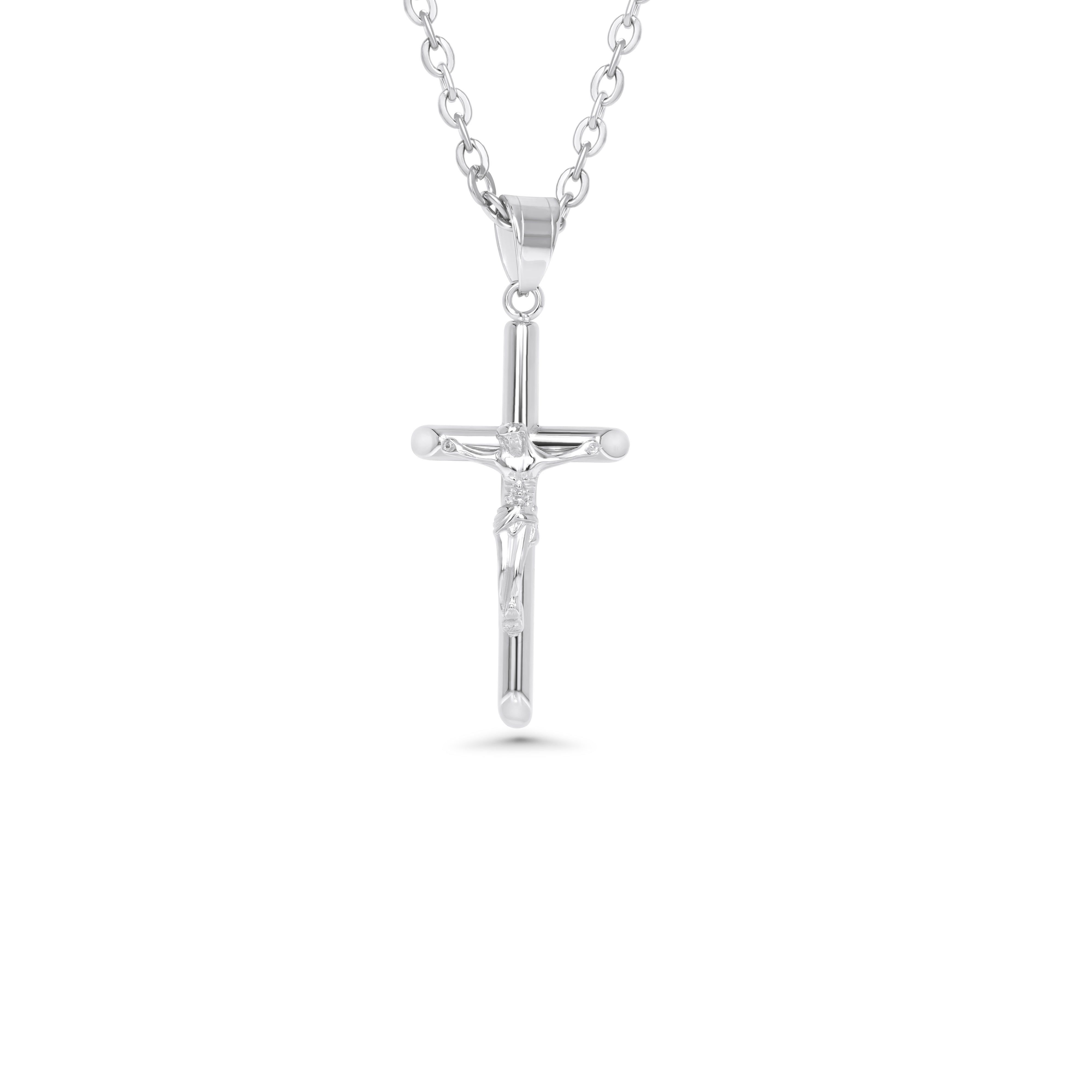 Stainless Steel Crucifix Necklace - Maximum Velocity Sports