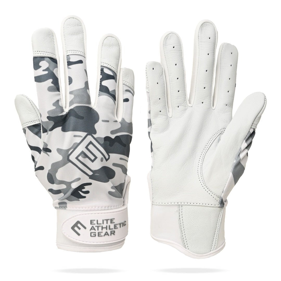 Snow Camo Batting Gloves - Maximum Velocity Sports