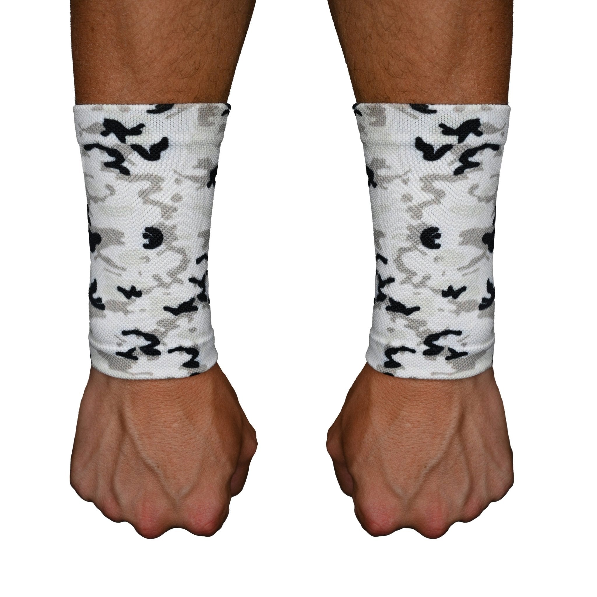 Snow Camo Wrist Support Sleeves - Maximum Velocity Sports