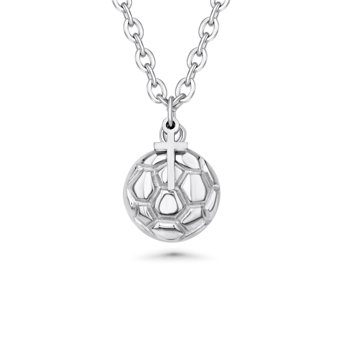 Soccer Ball Dangle Cross Necklace - Maximum Velocity Sports