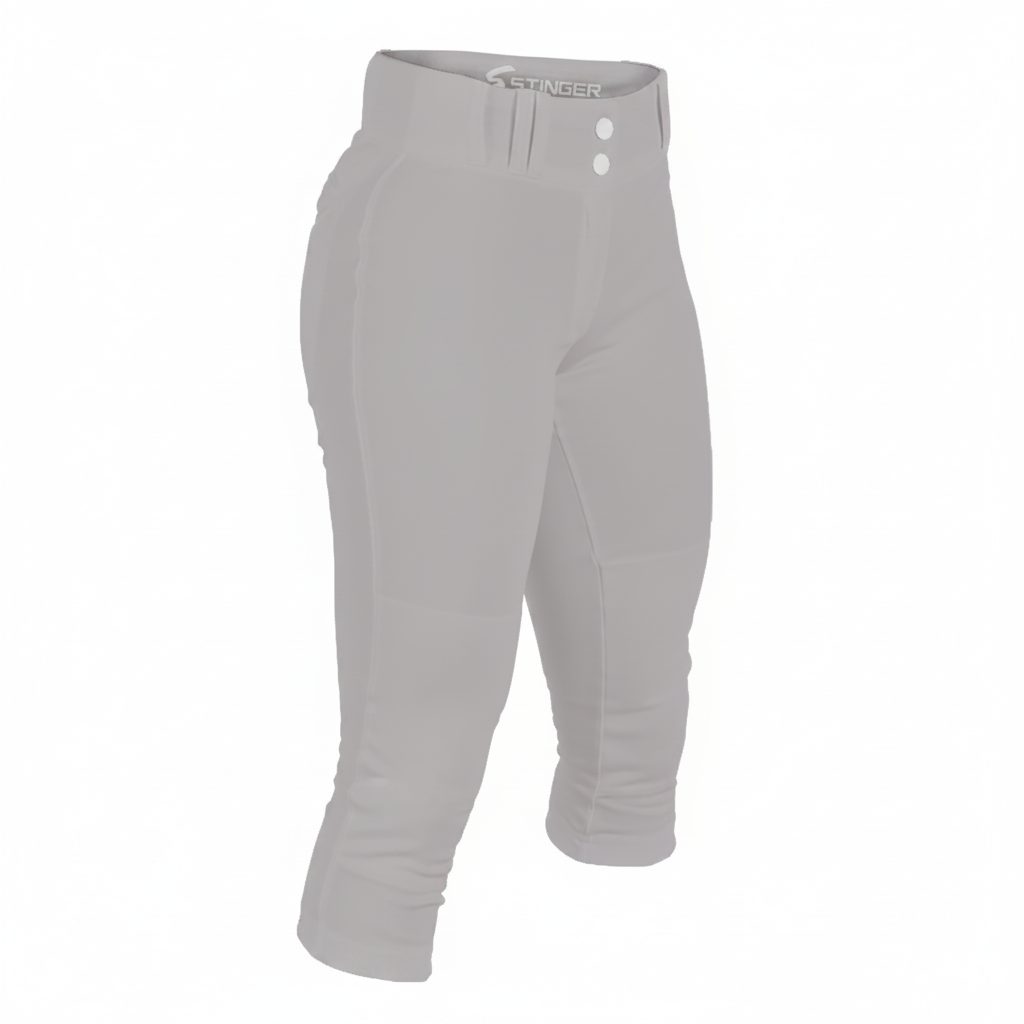 Stinger Premium Fastpitch Softball Pants - Gray - Maximum Velocity Sports