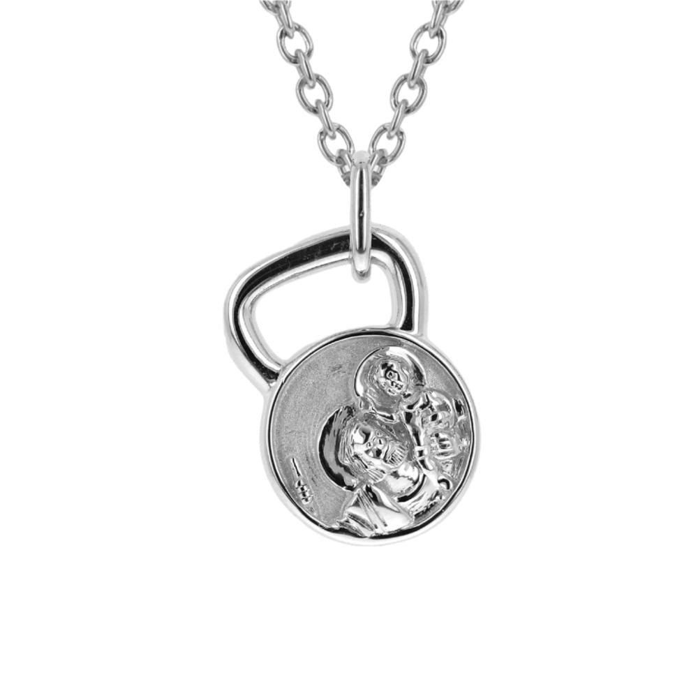 St. Christopher Kettlebell Necklace - Maximum Velocity Sports