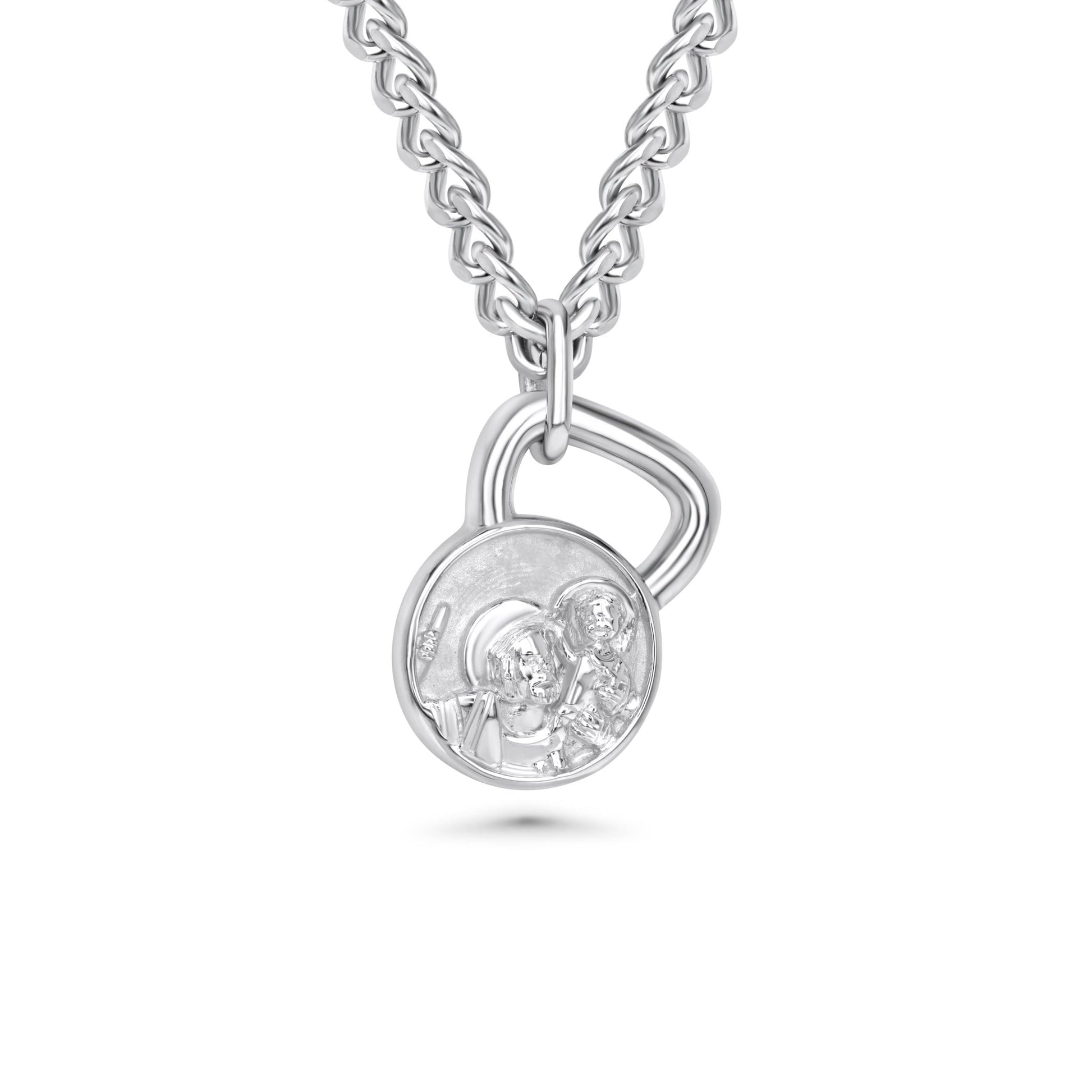 St. Christopher Kettlebell Necklace - Maximum Velocity Sports