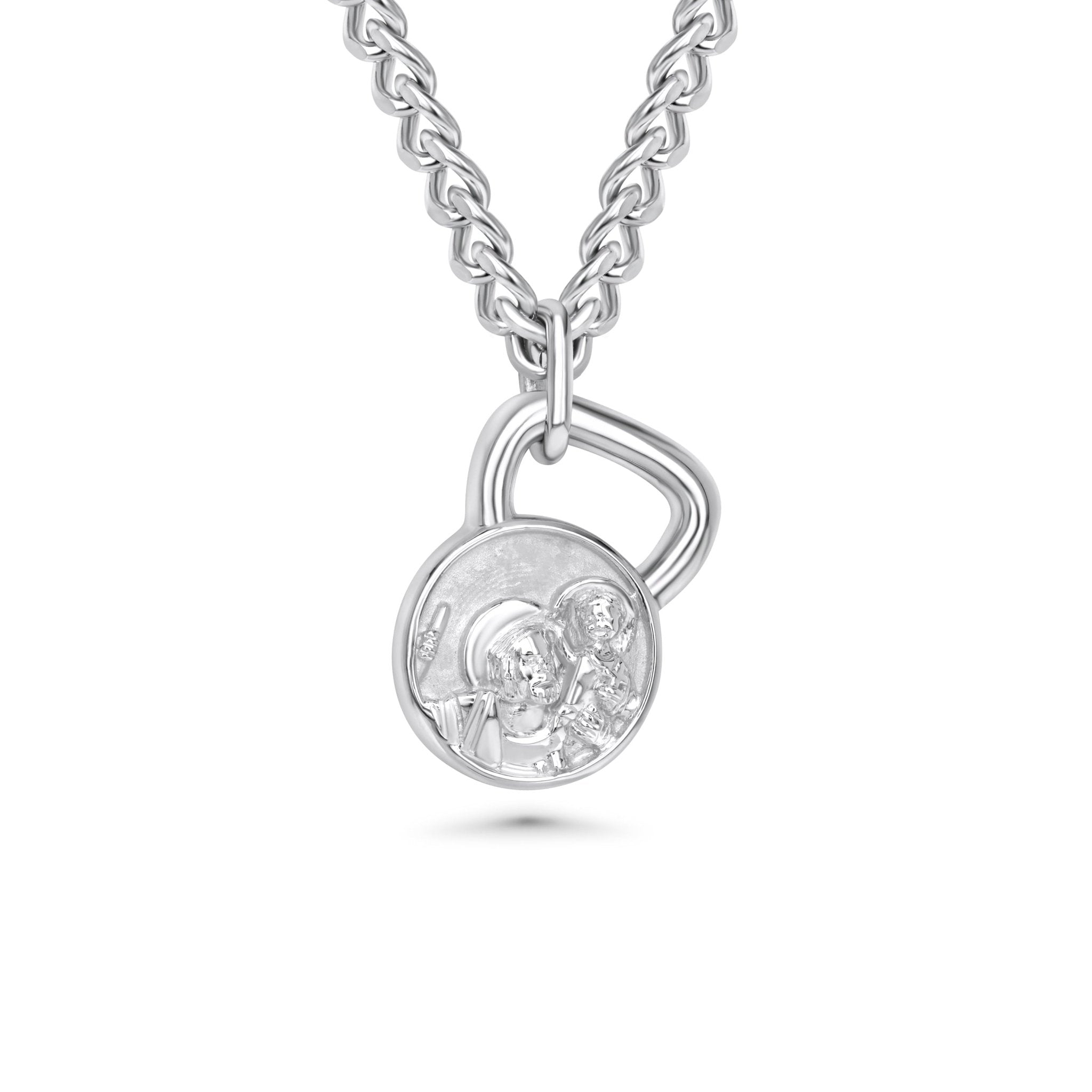 St. Christopher Kettlebell Necklace - Maximum Velocity Sports