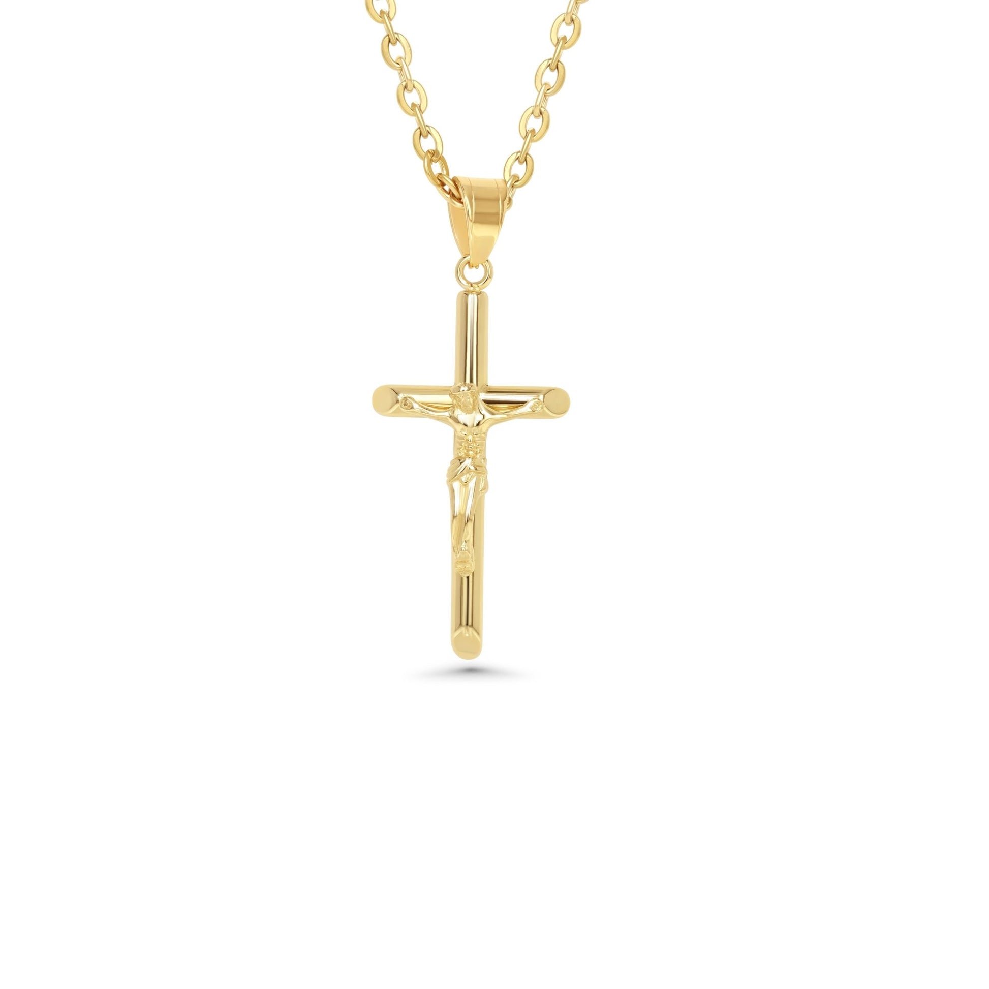 Stainless Steel Crucifix Necklace - Maximum Velocity Sports