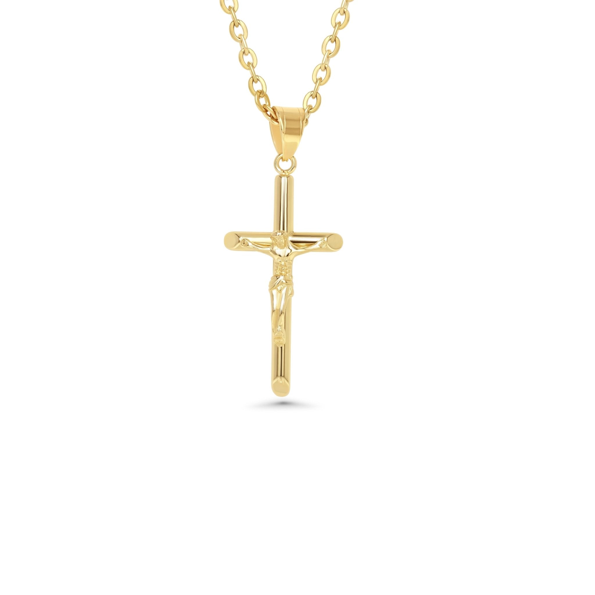 Stainless Steel Crucifix Necklace - Maximum Velocity Sports