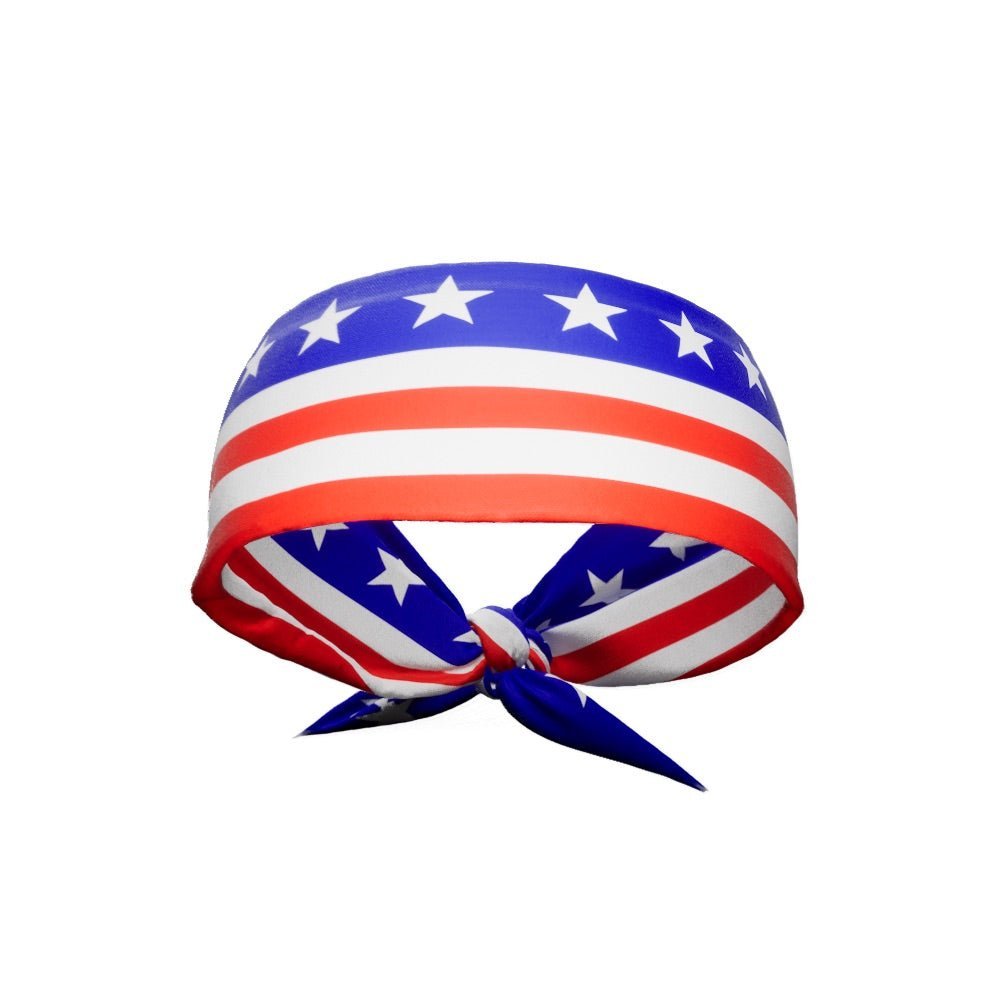 Stars & Stripes Tie Headband - Maximum Velocity Sports