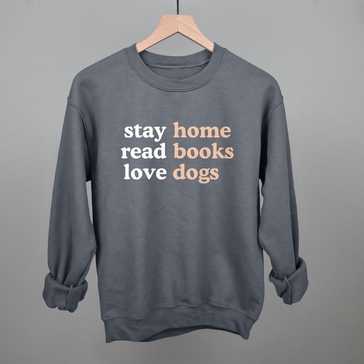 Stay Home Read Books Love Dogs - Maximum Velocity Sports