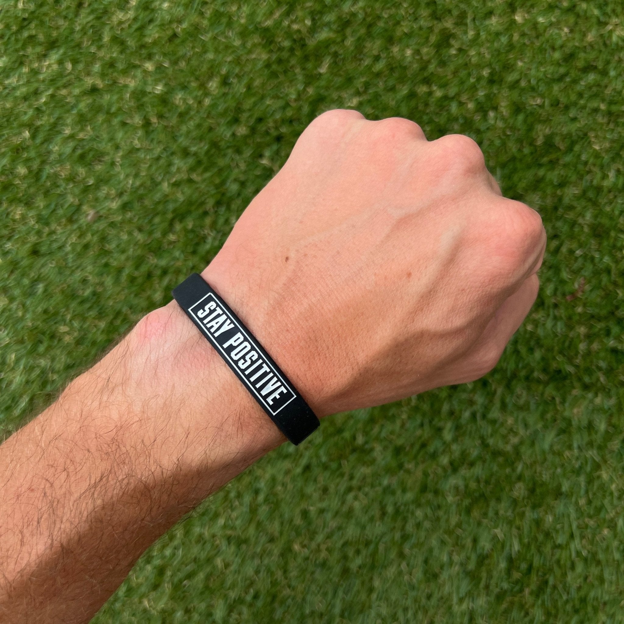 STAY POSITIVE Wristband - Maximum Velocity Sports