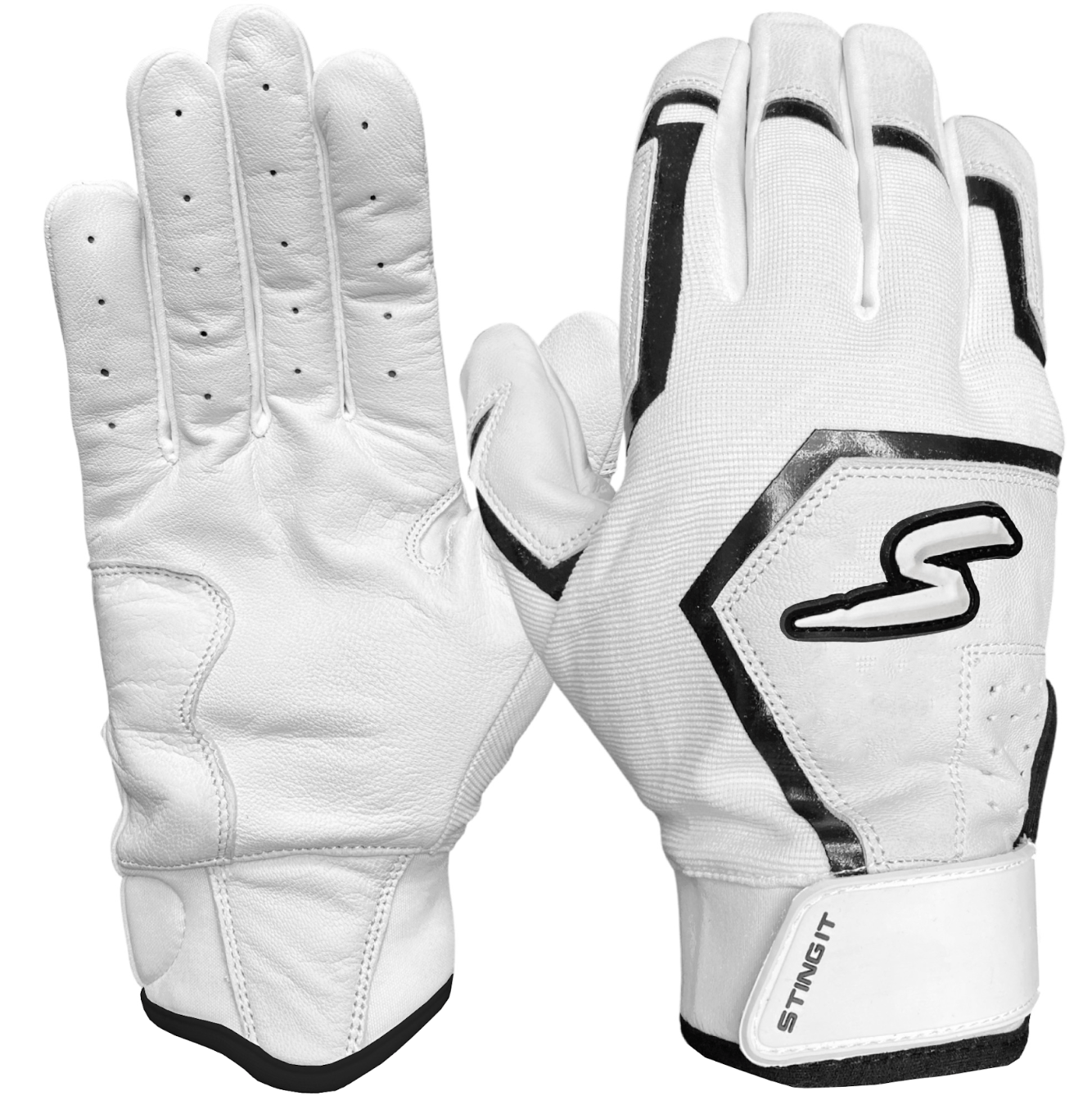 Sting Squad Batting Gloves - Black - Maximum Velocity Sports