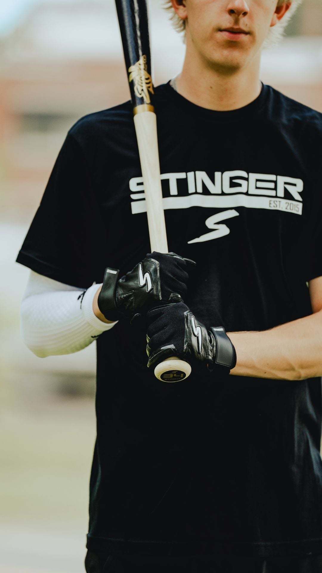 Sting Squad Batting Gloves - Black Out - Maximum Velocity Sports
