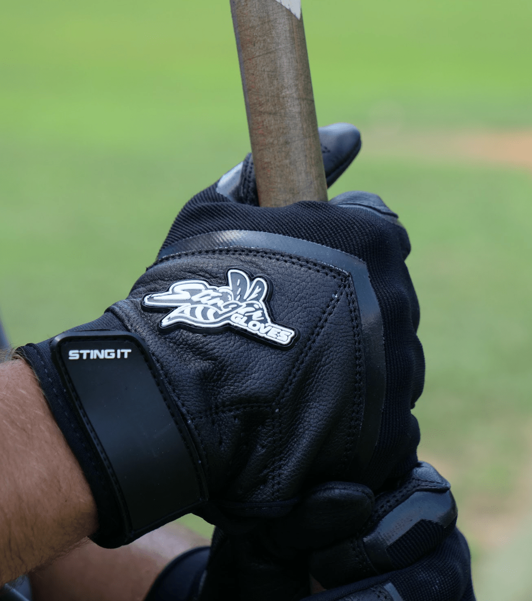 Sting Squad Batting Gloves - Black Out - Maximum Velocity Sports