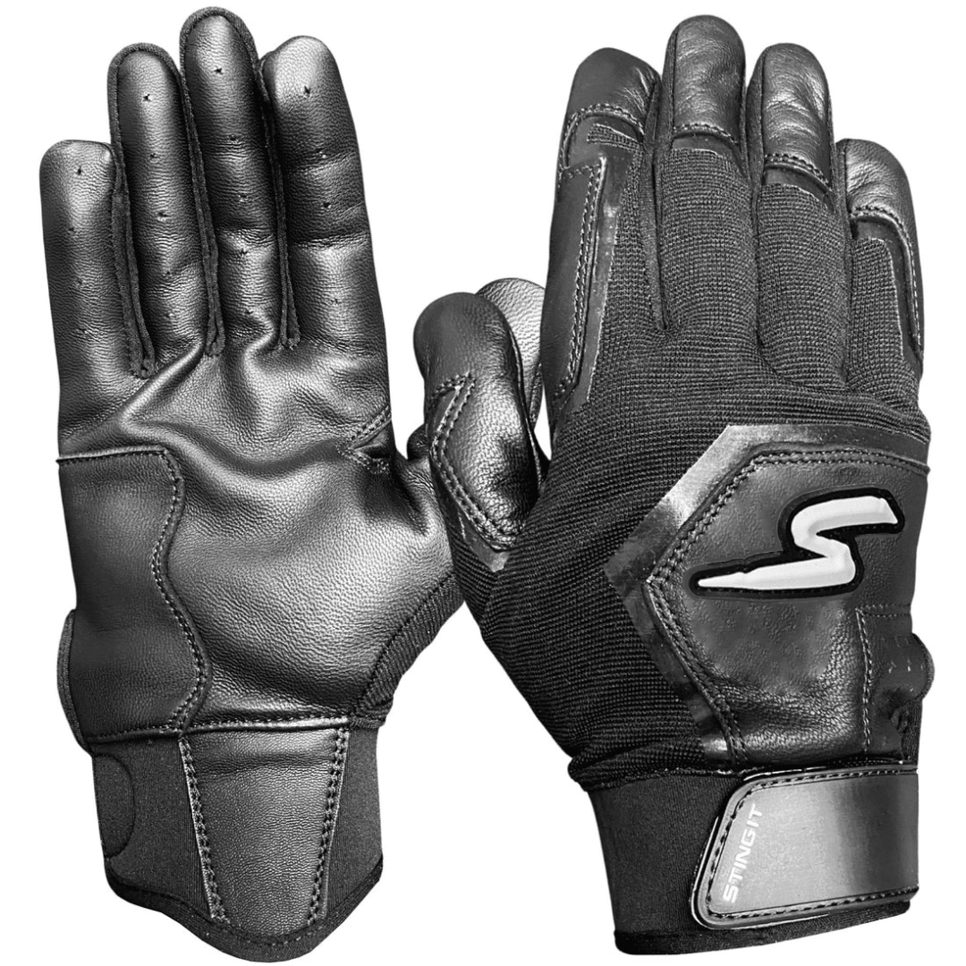 Sting Squad Batting Gloves - Black Out - Maximum Velocity Sports