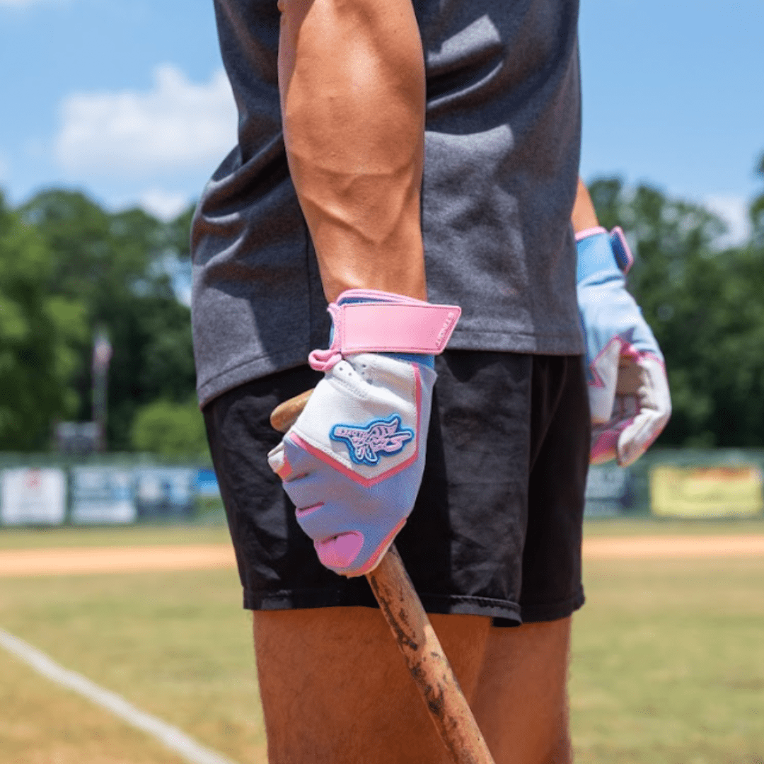 Sting Squad Batting Gloves - Cotton Candy - Maximum Velocity Sports