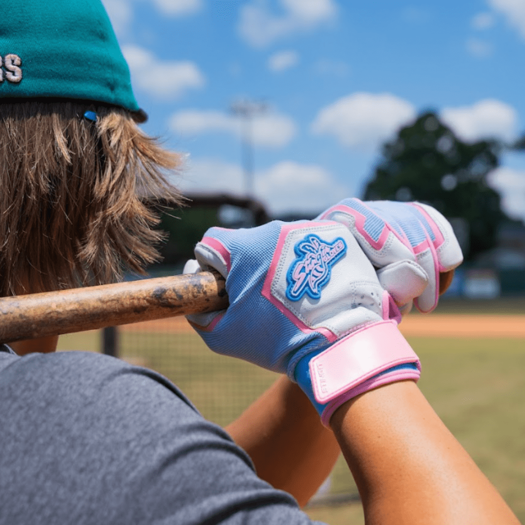 Sting Squad Batting Gloves - Cotton Candy - Maximum Velocity Sports