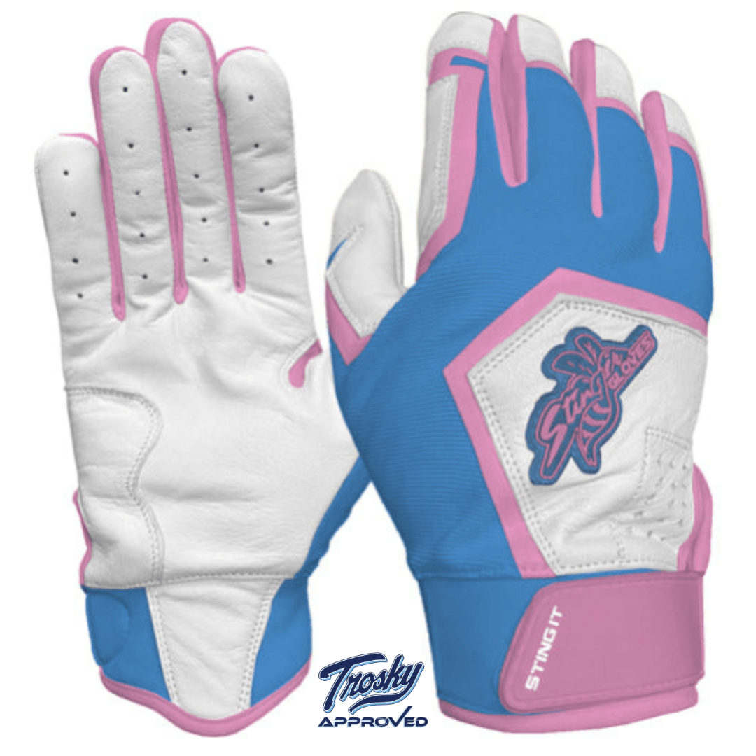 Sting Squad Batting Gloves - Cotton Candy - Maximum Velocity Sports