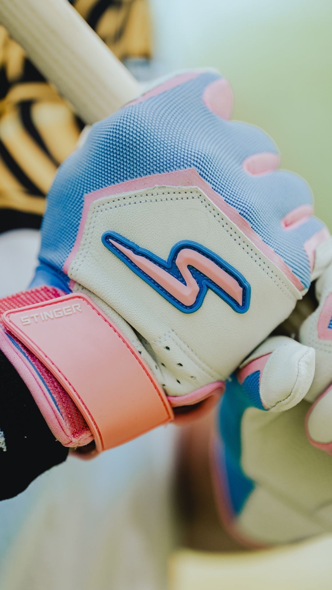Sting Squad Batting Gloves - Cotton Candy - Maximum Velocity Sports