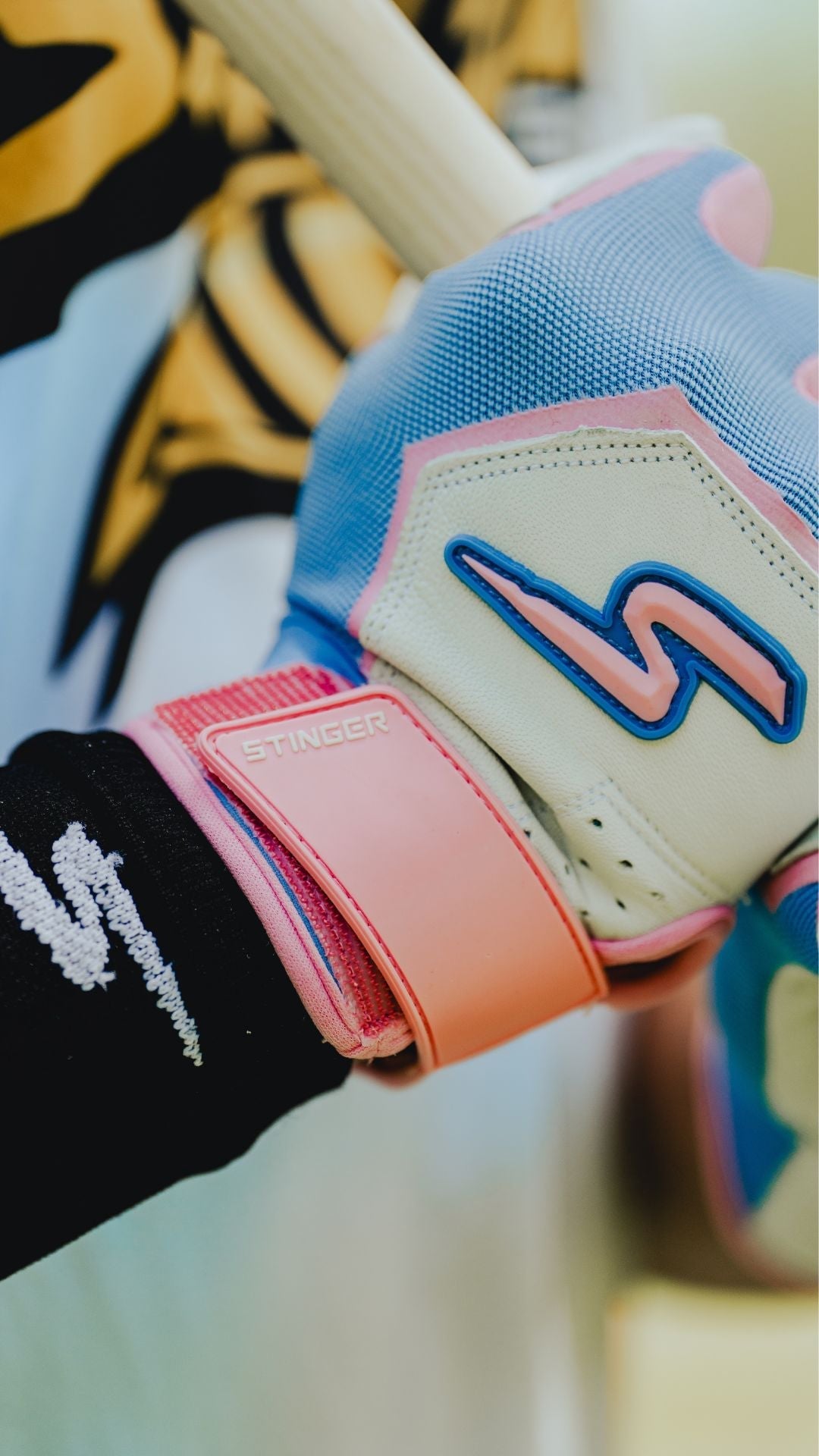 Sting Squad Batting Gloves - Cotton Candy - Maximum Velocity Sports