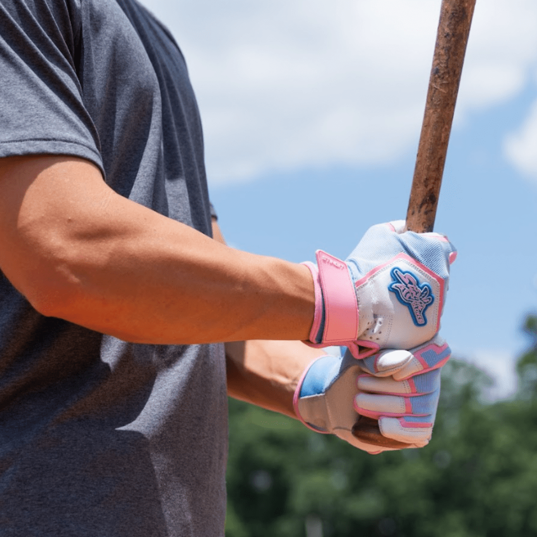 Sting Squad Batting Gloves - Cotton Candy - Maximum Velocity Sports