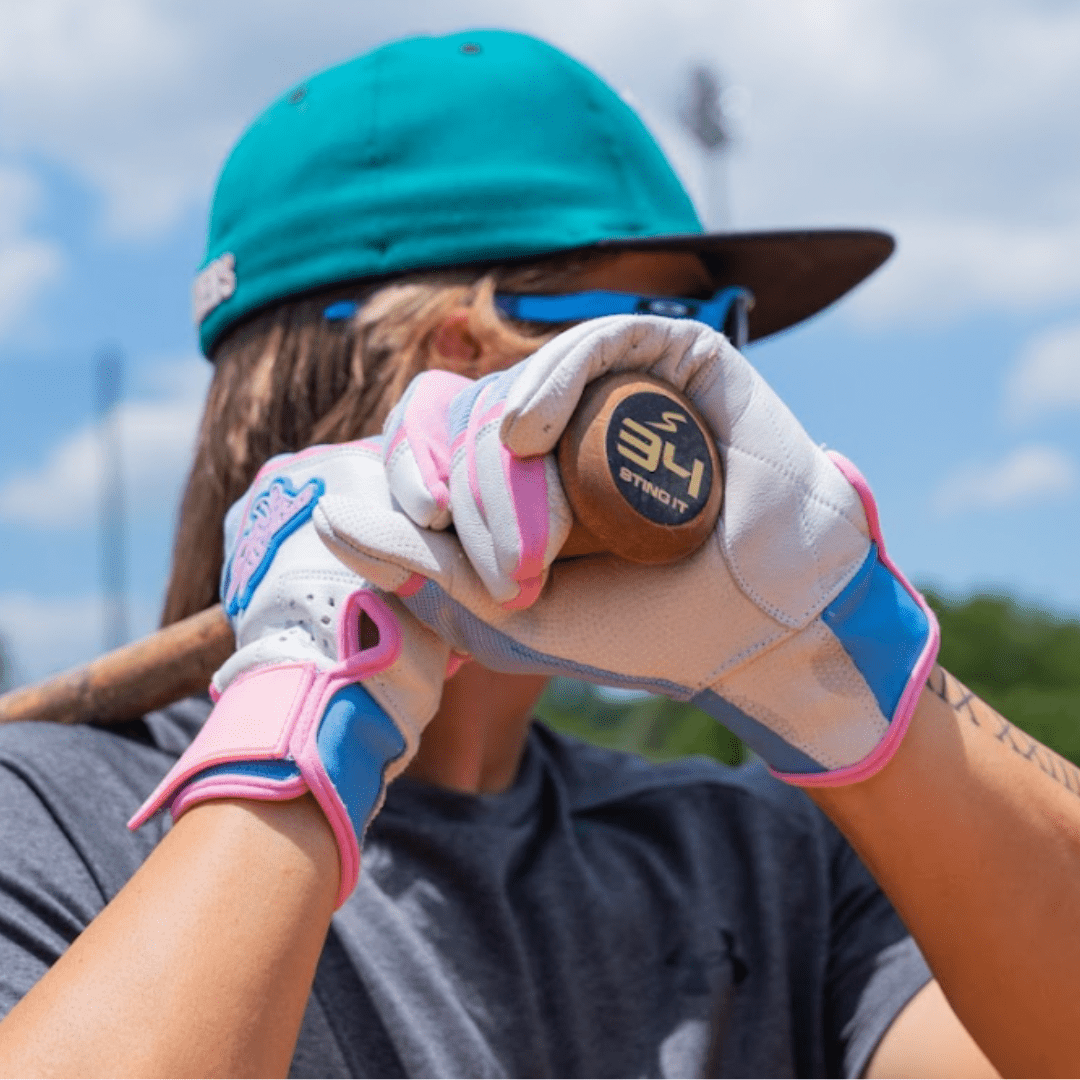 Sting Squad Batting Gloves - Cotton Candy - Maximum Velocity Sports