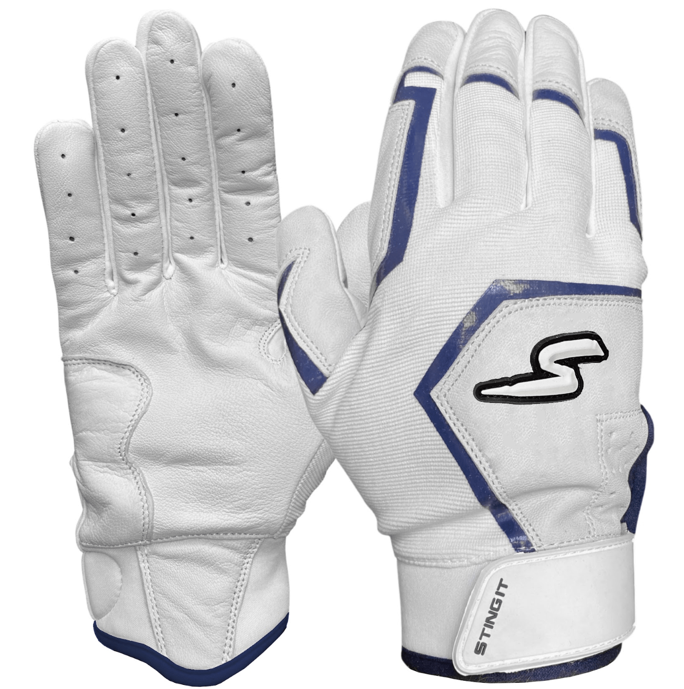 Sting Squad Batting Gloves - Navy Blue - Maximum Velocity Sports