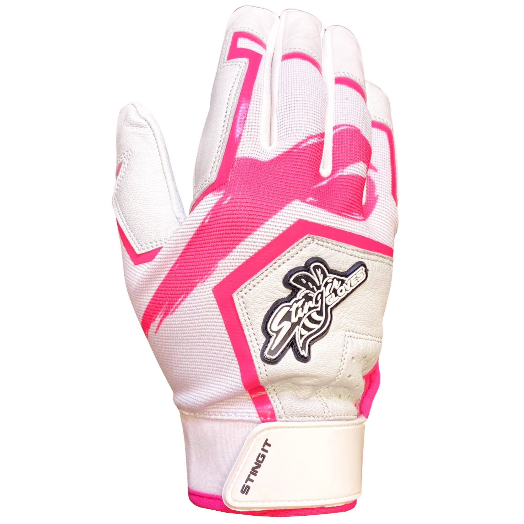 Sting Squad Batting Gloves - Pink Breast Cancer Awareness - Maximum Velocity Sports