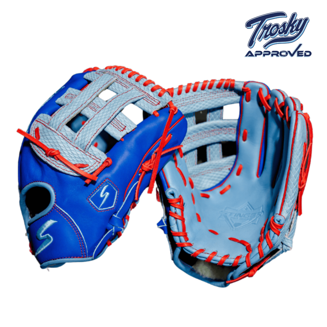 Stinger Aqua Valor 12.75" Baseball - Softball Fielding Glove - Maximum Velocity Sports