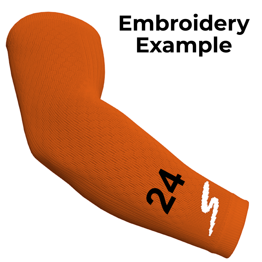 Stinger Premium Arm Sleeve - Orange - Maximum Velocity Sports