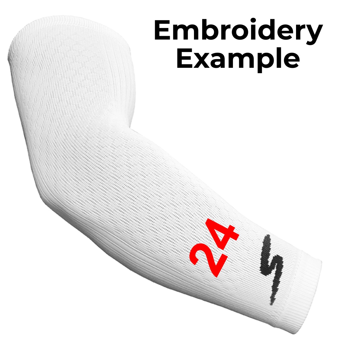 Stinger Premium Arm Sleeve - White - Maximum Velocity Sports