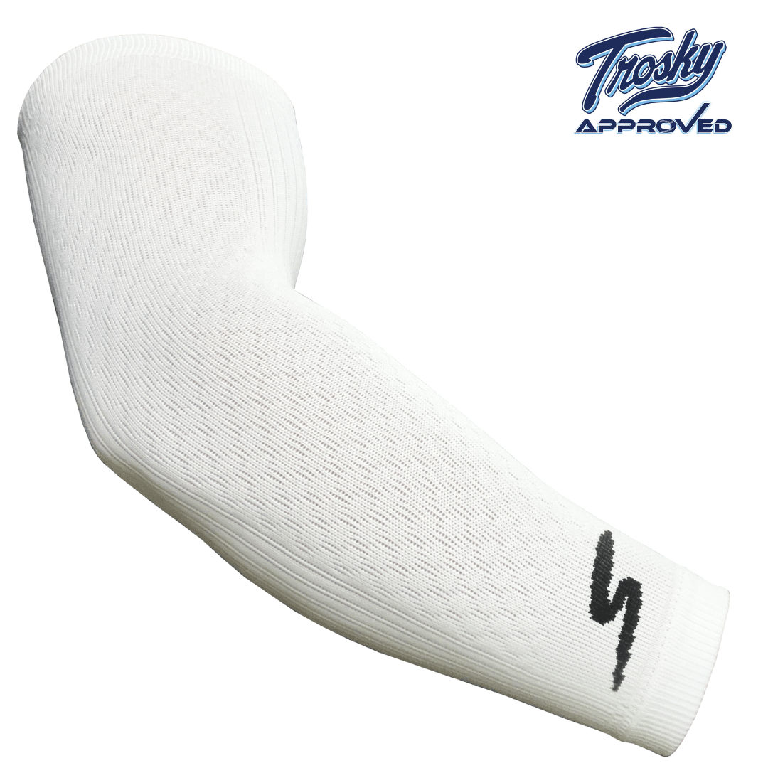 Stinger Premium Arm Sleeve - White - Maximum Velocity Sports