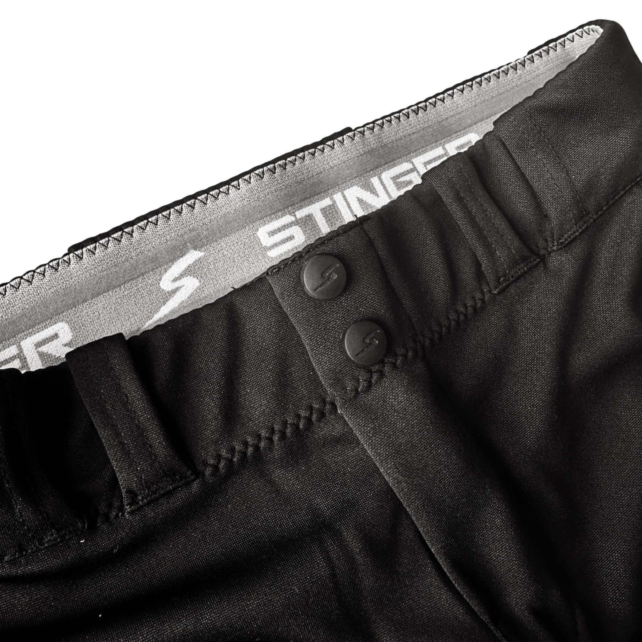 Stinger Premium Fastpitch Softball Pants - Black - Maximum Velocity Sports